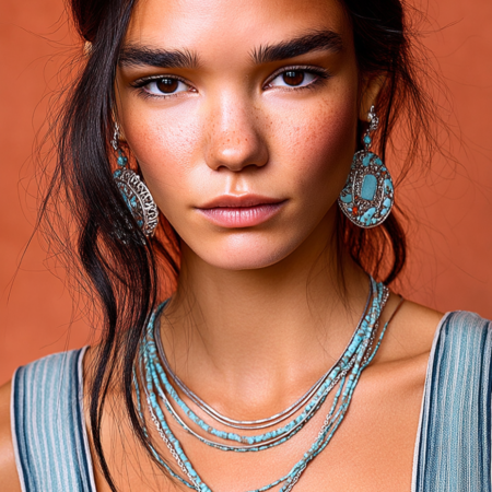 turquoise jewelry set